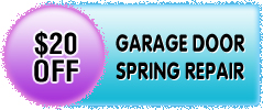 $20 off garage door spring repair